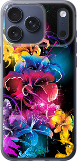 Силиконовый чехол Абстрактные цветы для Apple iPhone 17 PRO - 511u-4030 изображение 