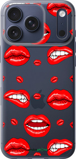 Силиконовый чехол Губы v3 для Apple iPhone 17 PRO - 5477u-4030 изображение 