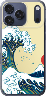 Силиконовый чехол Японские волны для Apple iPhone 17 PRO - 5533u-4030 изображение 