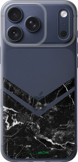 Силиконовый чехол Мраморный шеврон для Apple iPhone 17 PRO - 5570u-4030 изображение 