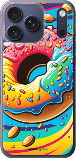 Силиконовый чехол Пончик радуга для Apple iPhone 17 PRO - 5584u-4030 изображение 