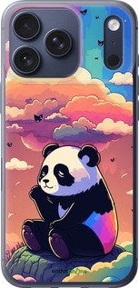 Силиконовый чехол Панда в облаках для Apple iPhone 17 PRO - 5585u-4030 изображение 