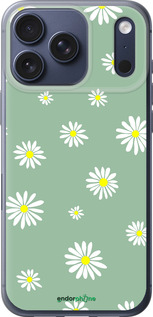 Силиконовый чехол Ромашки v4 для Apple iPhone 17 PRO - 5603u-4030 изображение 