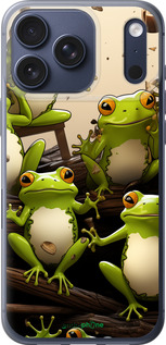 Силиконовый чехол Жабки для Apple iPhone 17 PRO - 5656u-4030 изображение 