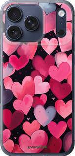 Силиконовый чехол Сердечки 4 для Apple iPhone 17 PRO - 5662u-4030 изображение 