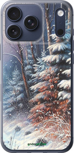 Силиконовый чехол Зимний пейзаж для Apple iPhone 17 PRO - 5814u-4030 изображение 