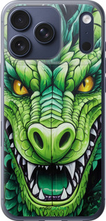 Силиконовый чехол Зелёный дракон для Apple iPhone 17 PRO - 5816u-4030 изображение 