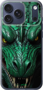 Силиконовый чехол Зелёный дракон v2 для Apple iPhone 17 PRO - 5817u-4030 изображение 