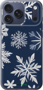 Силиконовый чехол Снежинки для Apple iPhone 17 PRO - 5821u-4030 изображение 