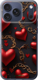 Силиконовый чехол Сердечки для Apple iPhone 17 PRO - 5831u-4030 изображение 