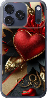 Силиконовый чехол Сердечки v2 для Apple iPhone 17 PRO - 5832u-4030 изображение 