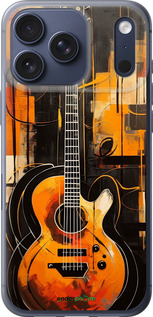 Силиконовый чехол Чехол для телефона Оранжевая Гитара для Apple iPhone 17 PRO - 5934u-4030 изображение 