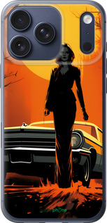 Силиконовый чехол Чехол для телефона Девушка возле автомобиля для Apple iPhone 17 PRO - 5946u-4030 изображение 