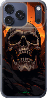 Силиконовый чехол Череп в пещере для Apple iPhone 17 PRO - 5959u-4030 изображение 