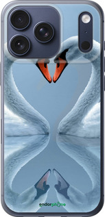 Силіконовий чехол Лебеді для Apple iPhone 17 PRO - 6007u-4030 изображение 