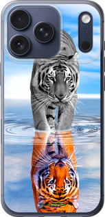 Силіконовий чехол Тигр для Apple iPhone 17 PRO - 6016u-4030 изображение 