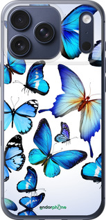 Силіконовий чехол Метелики для Apple iPhone 17 PRO - 6023u-4030 изображение 