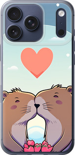 Силиконовый чехол Капибара любовь для Apple iPhone 17 PRO - 6027u-4030 изображение 
