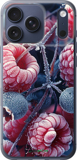 Силиконовый чехол Морозные ягоды для Apple iPhone 17 PRO - 6033u-4030 изображение 