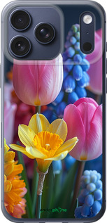 Силиконовый чехол Весенние цветы для Apple iPhone 17 PRO - 6058u-4030 изображение 