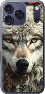 Силіконовий чехол Вовчий погляд для Apple iPhone 17 PRO - 6066u-4030 изображение 