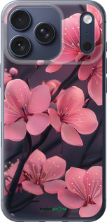 Силиконовый чехол 'Пурпурная сакура' для iPhone 17 PRO изображение 6