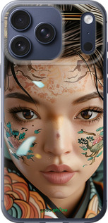 Силиконовый чехол Взгляд души самурая для Apple iPhone 17 PRO - 6076u-4030 изображение 