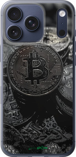 Силиконовый чехол Black Bitcoin для Apple iPhone 17 PRO - 6090u-4030 изображение 