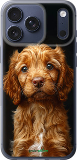 Силиконовый чехол Cocker spaniel на черном фоне для Apple iPhone 17 PRO - 6137u-4030 изображение 