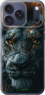 Силиконовый чехол Пламенный лев для Apple iPhone 17 PRO - 6153u-4030 изображение 