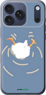 Силиконовый чехол Гусь ныряет для Apple iPhone 17 PRO - 6275u-4030 изображение 