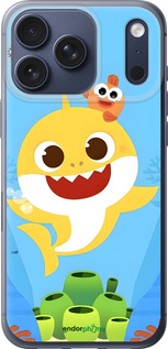 Силиконовый чехол Бейби Шарк для Apple iPhone 17 PRO - 6303u-4030 изображение 