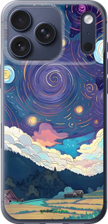 Силиконовый чехол Креативный арт для Apple iPhone 17 PRO - 6322u-4030 изображение 