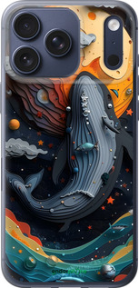 Силиконовый чехол Кит в космосе для Apple iPhone 17 PRO - 6328u-4030 изображение 