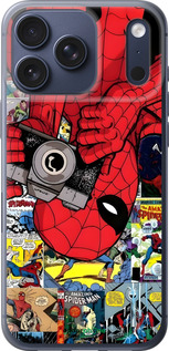 Силиконовый чехол Человек паук 2 для Apple iPhone 17 PRO - 6333u-4030 изображение 