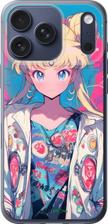 Силиконовый чехол Сейлор Мун 2 для Apple iPhone 17 PRO - 6351u-4030 изображение 