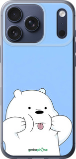 Силіконовий чехол Милий ведмедик для Apple iPhone 17 PRO - 6357u-4030 изображение 