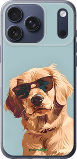 Силиконовый чехол Пес в очках для Apple iPhone 17 PRO - 6381u-4030 изображение 