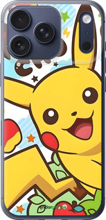 Силиконовый чехол Пикачу 2 для Apple iPhone 17 PRO - 6391u-4030 изображение 