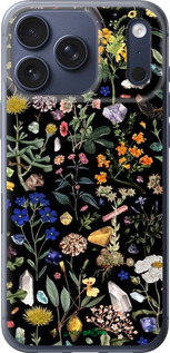 Силиконовый чехол С цветами для Apple iPhone 17 PRO - 6422u-4030 изображение 