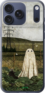 Силиконовый чехол Иллюстрация призрак в капусте для Apple iPhone 17 PRO - 6440u-4030 изображение 