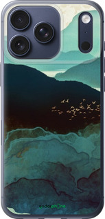 Силиконовый чехол С изображением гор Индиго для Apple iPhone 17 PRO - 6484u-4030 изображение 