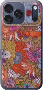 Силиконовый чехол Абстрактные цветы для Apple iPhone 17 PRO - 6526u-4030 изображение 