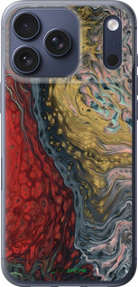 Силіконовий чехол Із зображенням абстрактного живопису для Apple iPhone 17 PRO - 6530u-4030 изображение 