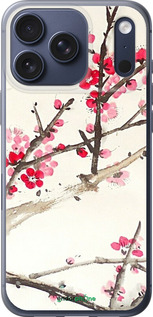 Силиконовый чехол Принт с изображением цветения сакуры для Apple iPhone 17 PRO - 6545u-4030 изображение 