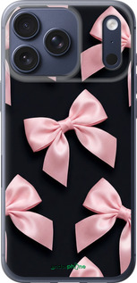 Силиконовый чехол Coquette Ribbons Dark Coquette для Apple iPhone 17 PRO - 6767u-4030 изображение 