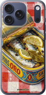 Силиконовый чехол Vintage Sardine Tin Phone для Apple iPhone 17 PRO - 6772u-4030 изображение 