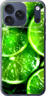 Силиконовый чехол Зелёные дольки лимона для Apple iPhone 17 PRO - 852u-4030 изображение 