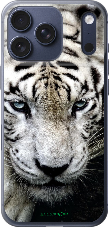 Силиконовый чехол Грустный белый тигр для Apple iPhone 17 PRO - 106u-4030 изображение 
