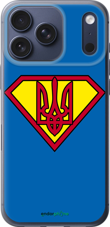 Силиконовый чехол Супер Тризуб для Apple iPhone 17 PRO - 1164u-4030 изображение 